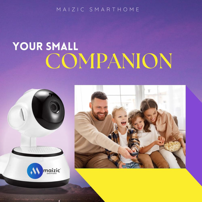 Maizic 3MP PTZ WiFi CCTV Camera – Full HD, Color Night Vision, Motion & AI Human Detection (No Antenna)
