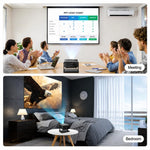 Maizic Smarthome Xnano T200 Smart Mini Projector, Native 1080P Full HD 4K Video Decode Supported, Android 14, Auto Keystone, 15000 lm, WiFi 6 & BT 5.0, 40-200