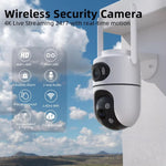 Maizic Smarthome Supercam X2 Dual-Lens 4MP+4MP Wi-Fi Indoor CCTV Camera | 360° Pan & Tilt | HD View | Color Night Vision | Two-Way Audio | AI Motion & Human Detection | Built-in Audible Alarm