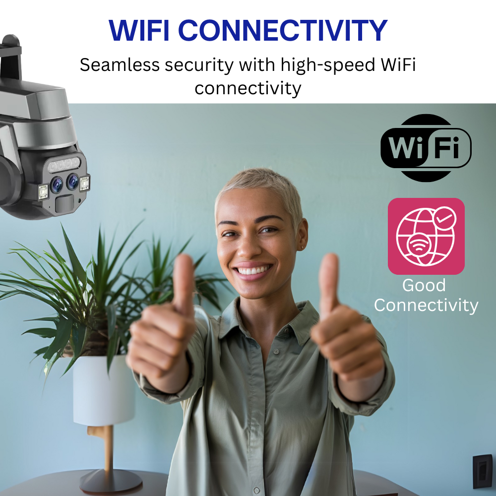 10X Optical Dual Screen Linkage MP Full HD CCTV Camera For Home Outdoor