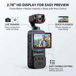 Maizic Smarthome Q11 2K WiFi Vlogging Camera, 270° Electric Rotating Lens, 2.78