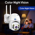 Maizic Smarthome Orange Fox 5MP WiFi PTZ Camera | Full HD Pan-Tilt CCTV with Two-Way Audio, Motion Detection, Color Night Vision, Waterproof, SD Card Support (Up to 128GB)