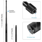 Maizic Smarthome Motorcycle & Bicycle Handlebar Camera Mount with Telescopic Selfie Stick, Adjustable Clamp for Insta360 X Series, GoPro Hero, DJI Osmo Action & Maizic Q6-Q11/X5 Pro