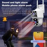 Maizic Ultracam Supercam Dual Lens 5MP WiFi Outdoor CCTV Camera – Color Night Vision, 360° PTZ, Two-Way Audio, AI Motion Detection