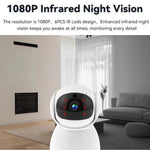 Maizic Smarthome 360° Coverage 3 MP Smart CCTV Security WiFi Camera for Home, Two Way Talk, Night Vision, Motion Detection, Cloud & SD Card Recording, AI Human Detection