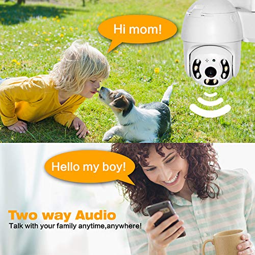 Maizic Smarthome Fox PTZ Security Camera with External Hooter