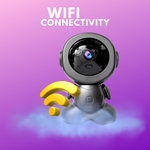 Baby Robot WiFi CCTV Camera 3MP Full HD & 360° Coverage Home Security Indoor Camera