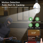 Ubercam 8X Optical Zoom 8 MP FHD WiFi Indoor Dual Lens Bulb Camera