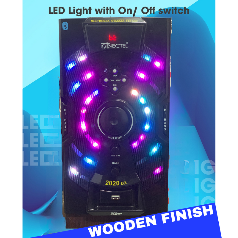 BASS GOD Tower Speaker -Thunderous Bass | Elegant Design | Bluetooth, USB, FM Radio