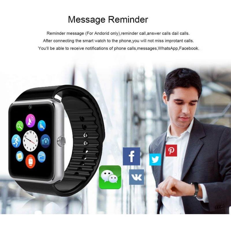 Musk Pro Smartwatch - Fashionable GSM/GPRS Smartwatch for iPhone and Android