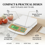 Maizic Smarthome SF-400A Digital Kitchen Weighing Scale 10kg x 1g | High-Precision Electronic Weight Machine with LCD Display, Tare & PCS Counting, Adapter Support | Ideal for Kitchen, Home, Office & Laboratory