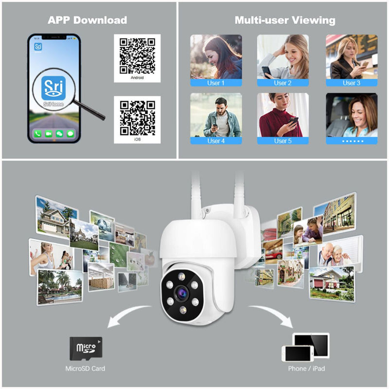 Ultimate HD PTZ Security Camera: Your All-in-One Surveillance Solution