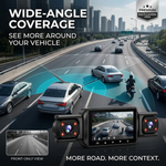 Maizic Smarthome Drive Cam Q1 4 Channel 1080P*4 Dash Camera for Car, Front Rear Left Right Recording, WiFi, WDR Night Vision, G-Sensor, Loop Recording, Parking Monitor, Wide Angle Car DVR