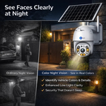 Maizic Smarthome Fox Solar 2MP FHD WiFi Outdoor CCTV Camera | 360° View | 8000 mAh Inbuilt Battery | Color Night Vision | Motion Detection | Two-Way Audio | Waterproof | SD Card Support (Up to 128GB)