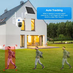 Maizic Smarthome Big 100 Meter View Black Bull 4G 5MP FHD 1920p Solar Wireless Camera