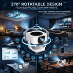Maizic Smarthome Lumora Ultra Smart Projector | Android 13, Auto Focus & Auto Keystone, WiFi BT, Built-in Speaker, 12000 Lumens, 150” Home Theater Projector for Movies, Gaming