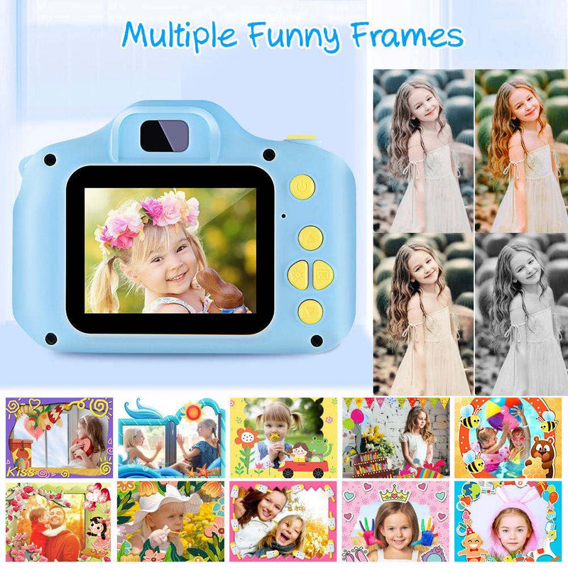 Maizic Smarthome Kids Digital Camera for Photos & Video | Mini Camera Toy with 2-Inch Screen & USB Rechargeable | 40 MP Camera Toy | Fun & Educational Gift for Boys & Girls Age 3-10 | (Camy Blue)