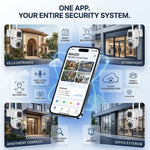 Maizic Smarthome Ask 5MP WiFi AI Agent CCTV Camera | Dual-Lens View | Hindi & English Voice Daily Briefing | Face Recognition, Smart Journal, ProofCam Video Evidence & Colour Night Vision