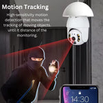Maizic Smarthome 3MP WiFi Robo Bulb CCTV Camera (Pack of 2) | 360° PTZ Control, Motion Detection Alerts, Two-Way Audio, Color Night Vision | Indoor & Outdoor Home Security