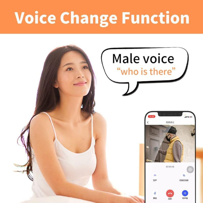 Maizic Smarthome 3MP Wi-Fi Smart Video Doorbell | Full HD Clarity, Night Vision, Motion Alerts, 2-Way Talk, Easy App Control & Installation