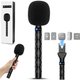 Maizic Smarthome Handheld Mic Holder with Cold Shoe Mount, Microphone Adapter Grip Kit for Journalism, Interviews, Reporting, Vlogging & Video Recording