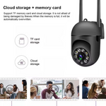 Maizic Smarthome Black Mini Fox 360° 3MP Full HD Smart Wi-Fi Security Camera, Wireless Indoor CCTV Cam | AI Person Detection | 2-Way Audio | Motion Detection | Color Night Vision CCTV Camera