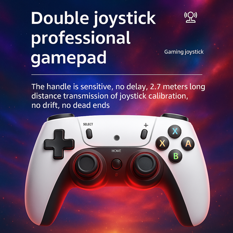 Maizic SmartHomes GameStick GD30 | 35,000+ Retro 2D/3D Games | 4K Ultra HD HDMI Plug & Play Console | Wireless Controllers | Arcade Rocker | High Sensitivity | Anti-Skid Design | Multicolor