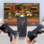 Wireless Retro Game Console Stick – 64GB Plug & Play Nostalgia Stick with 10,000+ Classic Games, 9 Emulators, 4K HDMI Output, 2 Wireless Controllers, Retro Drive Video Gaming System