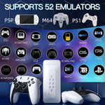 Maizic Smarthomes M22 Game Stick | 64GB Retro Gaming Console | 30,000+ Games | Built-in 52 Emulators | Wireless HD Controller | Classic Edition with Tekken, Mario, Road Fighter, GTA VCity, God of War
