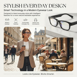 Maizic  Smarthome AI G1MAX Smart Glasses with 8MP Camera – AI Vision, Multilingual Translation, Wi-Fi, HD Video Recording, Built-in Mic & Photochromic Lenses