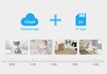 Maizic Smarthome 3 Mega Pixels White Rudraksha Smart Wi-Fi 1080P IP Night Vision, Two Way Communication, PTZ Indoor Camera
