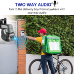 10X Optical Dual Screen Linkage 5 MP Full HD CCTV Camera For Home Outdoor