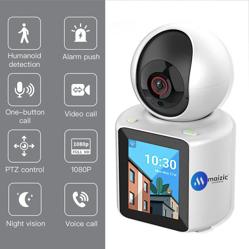 Maizic Smarthome Supercam Ultra Easy Single Click Video Calling 5MP Wi-Fi Indoor Camera
