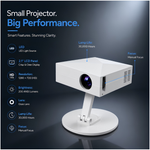 Maizic Smarthome Lumora Air Smart Projector for Home, Android 13, 4K Video Decoding, 12000 Lumens, Auto Keystone, 180° Rotatable Projection, WiFi 6, Bluetooth 5.4 & Miracast