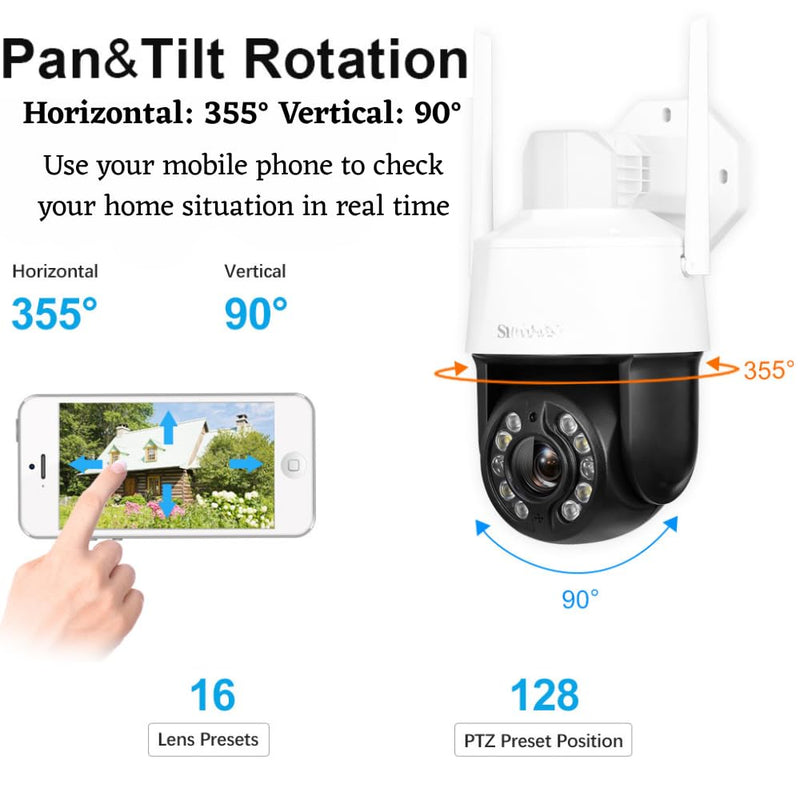 Maizic Ultracam Falcon 5MP HD CCTV Camera – 20X Optical Zoom, Dual-Band WiFi (2.4GHz/5GHz), NVR & ONVIF Compatible, 4.7–94mm Lens, 2-Year Warranty