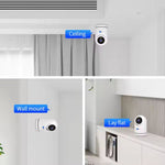 Maizic Ultracam Aura 5MP WiFi CCTV Camera | 360° Indoor Security Cam with Color Night Vision, Motion Detection, 2-Way Audio, Multi-User App Access & 128GB SD Card Support