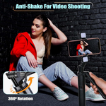 Maizic Smarthome CreatorPod 2 6FT Selfie Stick Tripod with Dual Lights & Bluetooth Remote, Extendable Phone Tripod Stand with Grip Handle, 10M Remote Range for Vlogging, Selfies, Reels