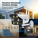 Maizic Smarthome 4G SIM Bullet CCTV Camera for Home Outdoor | 1080P HD Security Camera Without WiFi | Color Night Vision | 9 IR LEDs & White LED Light | Motion Detection | Two-Way Talk | Weatherproof Design