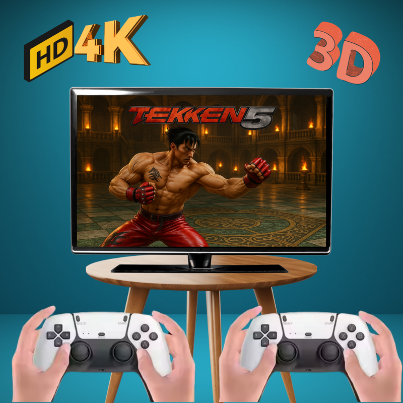 Maizic Smarthomes M15 Retro 2.4G Wireless Game Console – Dual Controllers, HDMI Output, 128GB TF Support, USB & Micro USB, Multilingual System, Plug & Play TV Gaming for Kids & Adults, 24000 Games