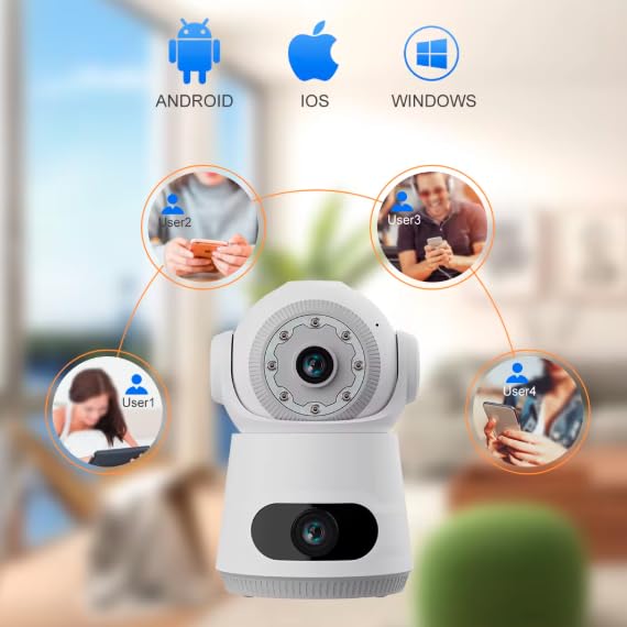 Astro Series by Maizic – Dual Lens 360° WiFi Cameras (Pack of 2) | Live View, AI Protection & Color Night Vision