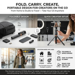 Maizic Smarthome Gimbal Camera G3 70-Inch AI Auto Face Tracking Tripod for Smartphone, 360° Rotation, Gesture Control, Gimbal Stabilizer & Selfie Stand for Live Streaming, Vlogging & Content Creation