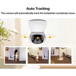 Maizic Smarthome 360° Coverage 3 MP Smart CCTV Security WiFi Camera for Home, Two Way Talk, Night Vision, Motion Detection, Cloud & SD Card Recording, AI Human Detection