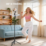 Maizic Smarthome CreatorPod 8 71-Inch AI Auto Face Tracking Tripod, 360° Smart Rotating Phone Holder with Gesture Control, No App Required, Anti-Shake Handle, Extendable Selfie Stick Stand