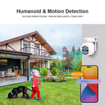 4MP QHD 2560 * 1440p WiFi PTZ Outdoor Home Security CCTV Camera