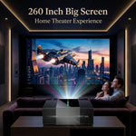 Maizic Smarthome Lumora Ultra Pro Max Native 1080P Full HD Smart Projector | 22000 Lumens Android 12 AI LCD Projector | Auto Focus & Auto Keystone | HDR10, Miracast, BT Speaker Mode, 15W Loud Speakers