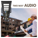 Maizic Photon X 12MP 4K 4G Solar CCTV Camera | SIM-Based with 100W Street Light | 18,000mAh Battery | 360° Pan-Tilt | IP66 Waterproof | Outdoor & Farm Security