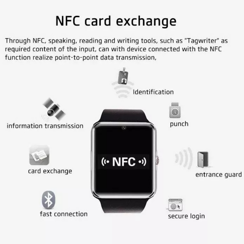 Musk Pro Smartwatch - Fashionable GSM/GPRS Smartwatch for iPhone and Android