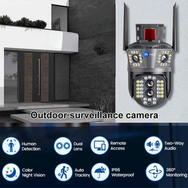 Maizic Smarthome 4G Sim 10X Optical Zoom Pan Tilt Wireless CCTV Camera