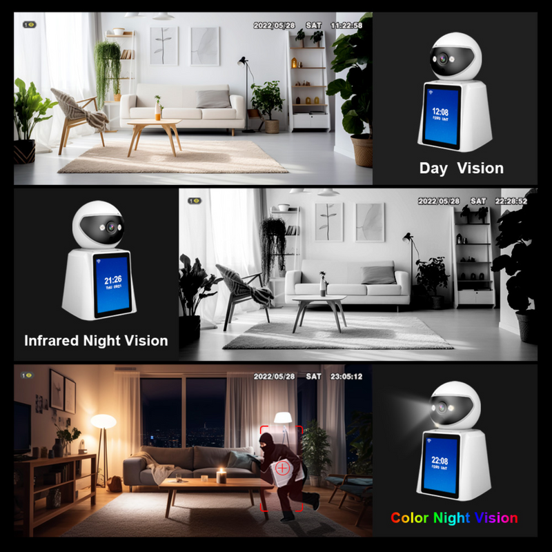 Maizic Smarthome 4MP Ultra Easy Single Click Video Calling WiFi Indoor Camera