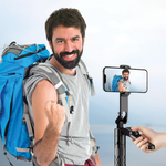 Maizic Smarthome CreatorPod 4 69-Inch Selfie Stick Tripod with Detachable Bluetooth Remote, 360° Rotating Holder, 175cm Aluminum Tripod Stand for Smartphone & Action Camera, Vlogging, Travel & Reels
